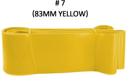 Latex Stretch Arm Apparaat Fitness Pull Touw Draagbare Spanning Band Puller Praktische Duurzaam Borst Expander Resistance 83mm geel