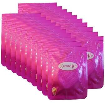 Latex Vrouwencondooms grootverpakking (20 stuks) Transparant - 69 (omtrek > 14 cm)
