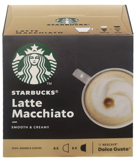 Latte Macchiato STARBUCKS®6 6 compatible capsules Dolce Gusto.