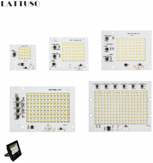 LATTUSO Led Lamp 10W 20W 30W 50W 100W Smart IC Floodlight COB Chip SMD 2835 5730 Outdoor Long Service Time DIY Lighting In 220V