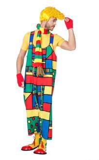 Latzhose mondriaan man Multikleur - Print