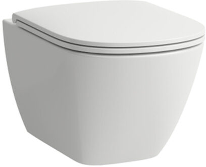 Laufen Lua wandcloset 36x52x34.5cm zonder spoelrand zonder antikalkbehandeling Keramiek Pergamon h8200800490001