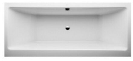 Laufen Pro bad acryl rechthoekig met frame 180x80cm voor en zijpaneel rechts wit 2329560000001