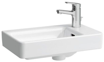 Laufen Pro S fontein 48x28x15cm 1 kraangat asymetrisch rechts keramiek wit H8159540001041