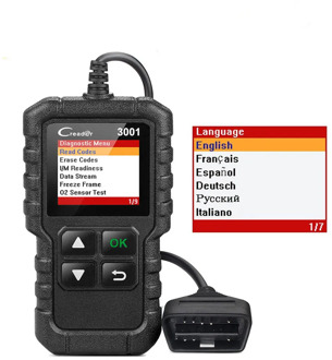 LAUNCH X431 Creader 3001 Full OBD2 OBDII Code Reader Scan tools CR3001 OBDII Car Diagnostic tool PK AD310 ELM327 OM123 Scanner