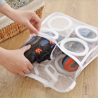 Laundry Bag Shoes Organizer Bag For Shoe Mesh Laundry Shoes Bags Dry Shoe Home Organizer Portable Laundry Washing Tools