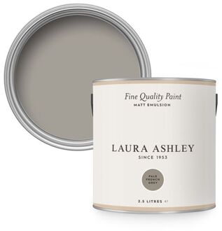 Laura Ashley | Muurverf Mat - Pale French Grey - Grijs - 2,5l