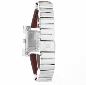 Laura Biagiotti Dameshorloge Kwarts Zilver & Bruin Zilver en bruin