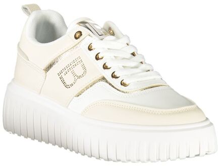Laura Biagiotti Ivory Logo Sneakers - maat EU 41 Ivoor