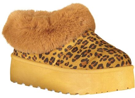 Laura Biagiotti Platform Leopard Sneakers Beige