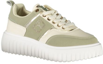Laura Biagiotti Platform Logo Sneakers Ivoor