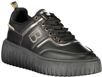 Laura Biagiotti Platform Sneakers Met Logo - maat EU 39 Zwart