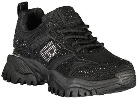 Laura Biagiotti Rhinestone Versierde Sneakers Zwart