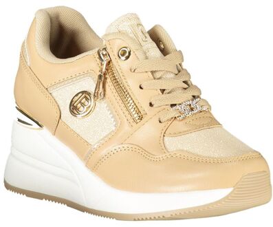 Laura Biagiotti Wedge hak mode sneakers - maat EU 40 Beige