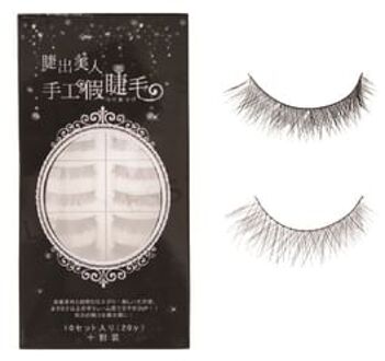 Laura-Mier False Eyelashes Princess Cross 7 Black - 10 pairs