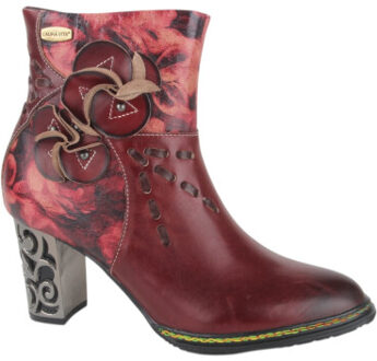Laura Vita Ledao 43 wine dames enkellaarzen gekleed Rood - 39