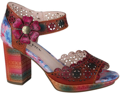 Laura Vita Nacio 325 rouge dames sandalen gekleed Rood - 41