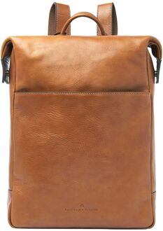 Laurens Heritage laptoprugzak 15.6 inch lightbrown Bruin