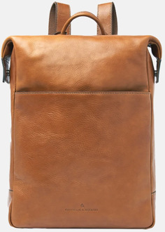 Laurens Heritage laptoprugzak 15.6 inch lightbrown Bruin