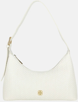 Laurent David Amy schoudertas vlecht white Wit - No Size