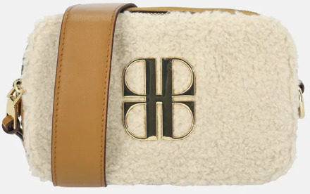 Laurent David Brit Teddy crossbody tas cognac