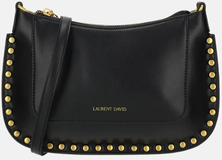 Laurent David crossbody tas studs black Zwart