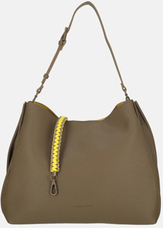 Laurent David Dorine buideltas khaki/geel Taupe