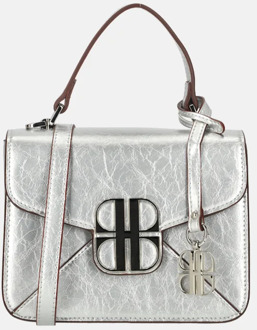 Laurent David handtas S silver Zilver