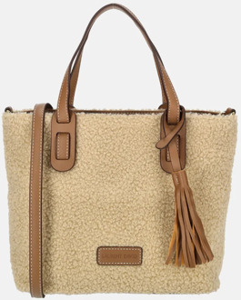 Laurent David handtas teddy S taupe Bruin