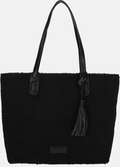 Laurent David shopper teddy black Zwart