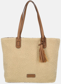 Laurent David shopper teddy taupe Bruin