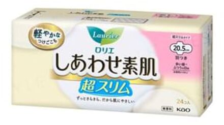 Laurier F Ultra Gentle Daily Slim Wing Feminine Pads 20.5cm 24 pcs