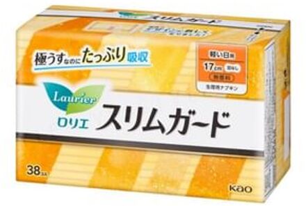 Laurier Speed Silm Light Feminine Pads 17cm 38 pcs