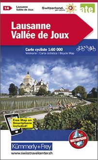Lausanne / Vallee de Joux cycle map
