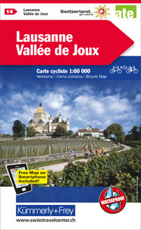 Lausanne / Vallee de Joux cycle map