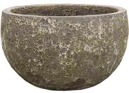 Lava Bowl M 40x40x24 cm Relic Jade bloempot Groen