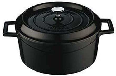 Lava Braadpan ø 24 cm Rood, Zwart