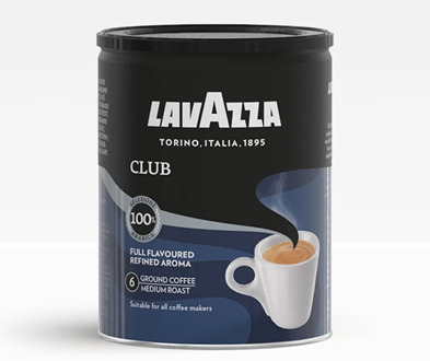 Lavazza Club 250g. Tin Ground Coffee