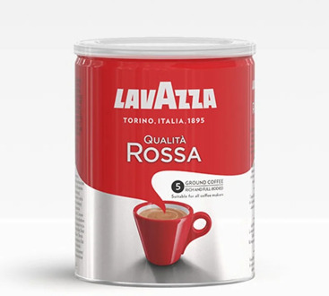 Lavazza Qualità Rossa 250g. Tin Ground Coffee
