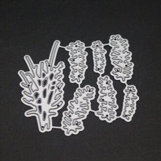 Lavendel Frame Metalen Stansmessen Stencil Plant Decoratie Cut Sterven Diy Scrapbooking Embossing Craft Postzegels En Sterft