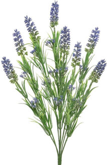 Lavendel kunstplant bundeltje - bosje - paars - 44 cm
