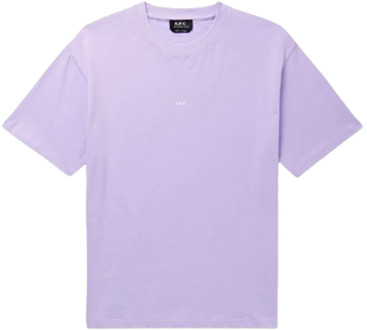 Lavendel Kyle T-Shirt A.p.c. , Purple , Heren - 2Xl,Xl,L,M