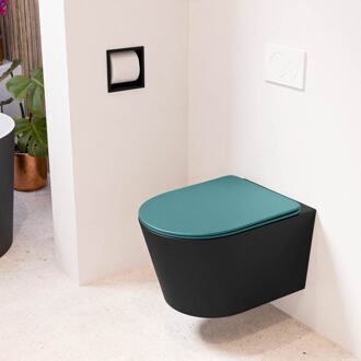 LAVIE hangend toilet single fire rimless diepspoel Urban, Toiletzitting met quick-release & softclose Smag