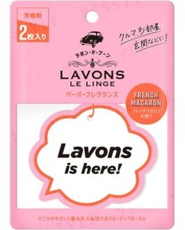 LAVONS Multipurpose Paper Fragranc French Macaron 2 pcs