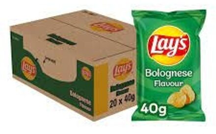 Lays Bolognese Chips 20 Zakken a 40 Gram