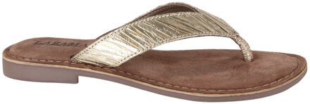 Lazamani 75479 gold dames slippers Zilver - 36