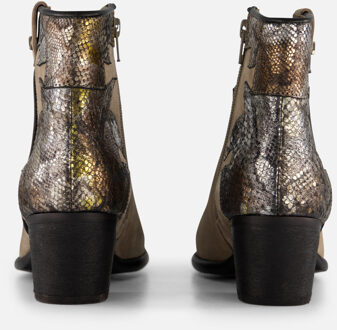 Lazamani Cowboylaarzen taupe Leer - 38