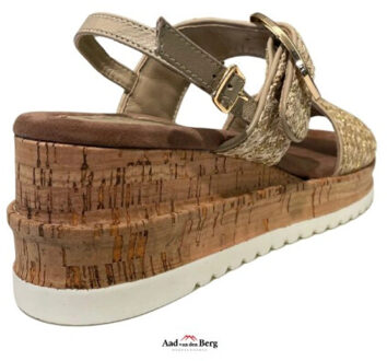 Lazamani Damesschoenen sandalen Goud - 40