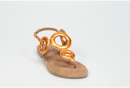 Lazamani Damesschoenen sandalen Oranje - 38