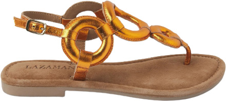 Lazamani Damesschoenen sandalen Oranje - 39